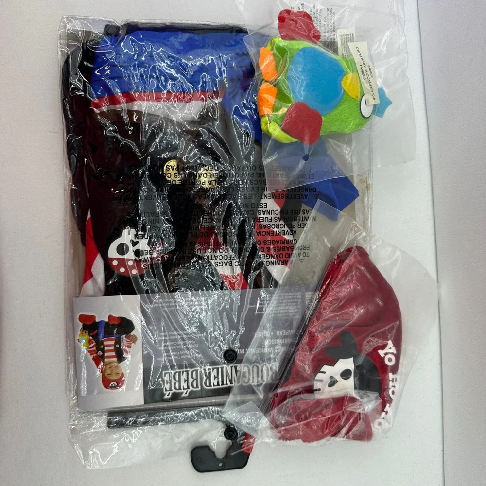 Baby Buccaneer Pirate Costume Infant 0-6 Months 3-Piece Halloween Dress Up‎